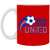 New York United Mug 11 oz. Glossy Ceramic ASL Soccer color Red