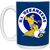 Rhode Island Oceaneers Mug 15 oz. Glossy Ceramic ASL Soccer color Royal Blye