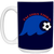 Tacoma Tides Mug 15 oz. Glossy Ceramic ASL Soccer color Navy Tacoma Tides Mug 15 oz. Glossy Ceramic ASL Soccer color Navy