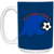 Tacoma Tides Mug 15 oz. Glossy Ceramic ASL Soccer color Royal Blue Tacoma Tides Mug 15 oz. Glossy Ceramic ASL Soccer color Royal Blue