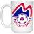 Boston Minutemen Mug 15 oz. White Glossy Ceramic NASL Soccer Boston Minutemen Mug 15 oz. White Glossy Ceramic NASL Soccer