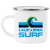 California Surf Camping Mug 12 oz. Enamel NASL Soccer color White California Surf Camping Mug 12 oz. Enamel NASL Soccer color White