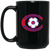 Connecticut Bicentennials Mug 15 oz. Black Glossy Ceramic NASL Soccer