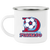 Dallas Tornado Camping Mug 12 oz. Enamel NASL Soccer color White Dallas Tornado Camping Mug 12 oz. Enamel NASL Soccer color White