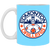 Edmonton Drillers Mug 11 oz. Glossy Ceramic NASL Soccer color Columbia Blue Edmonton Drillers Mug 11 oz. Glossy Ceramic NASL Soccer color Columbia Blue