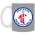 Hartford Bicentennials Mug 11 oz. Glossy Ceramic NASL Soccer color Gray