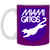 Miami Gatos Mug 11 oz. Glossy Ceramic NASL Soccer color Purple