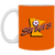 Minnesota Strikers Mug 11 oz. White Glossy Ceramic NASL Soccer color Orange Minnesota Strikers Mug 11 oz. White Glossy Ceramic NASL Soccer color Orange