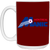 Montreal Manic Mug 15 oz. Glossy Ceramic NASL Soccer color Maroon