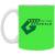 New York Generals Mug 11 oz. Glossy Ceramic NASL Soccer color Kelly Green New York Generals Mug 11 oz. Glossy Ceramic NASL Soccer color Kelly Green