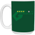 New York Generals Mug 15 oz. Glossy Ceramic NASL Soccer color Forest Green New York Generals Mug 15 oz. Glossy Ceramic NASL Soccer color Forest Green