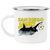 San Diego Jaws Camping Mug 12 oz. Enamel NASL Soccer color White