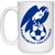Toronto Falcons Mug 15 oz. White Glossy Ceramic NASL Soccer Toronto Falcons Mug 15 oz. White Glossy Ceramic NASL Soccer