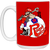 Tulsa Roughnecks Mug 15 oz. Glossy Ceramic NASL Soccer color Red Tulsa Roughnecks Mug 15 oz. Glossy Ceramic NASL Soccer color Red