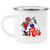 Tulsa Roughnecks Camping Mug 12 oz. Enamel NASL Soccer color White Tulsa Roughnecks Camping Mug 12 oz. Enamel NASL Soccer color White