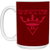 Vancouver Royals Mug 15 oz. Glossy Ceramic NASL Soccer color Maroon