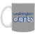 Washington Darts Mug 11 oz. Glossy Ceramic NASL Soccer color Gray