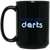 Washington Darts Mug 15 oz. Black Glossy Ceramic NASL Soccer