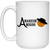 Anaheim Amigos Mug 15 oz. White Glossy Ceramic ABA Basketball Team