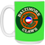 Baltimore Claws Mug 15 oz. Ceramic ABA Basketball Team color Kelly Green