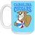 Carolina Cougars Mug 15 oz. Ceramic ABA Basketball Team color Columbia Blue Carolina Cougars Mug 15 oz. Ceramic ABA Basketball Team color Columbia Blue