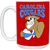 Carolina Cougars Mug 15 oz. Ceramic ABA Basketball Team color Red Carolina Cougars Mug 15 oz. Ceramic ABA Basketball Team color Red