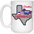 Dallas Chaparrals Mug 15 oz. White Glossy Ceramic ABA Basketball Team