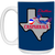 Dallas Chaparrals Mug 15 oz. Ceramic ABA Basketball Team color Royal Blue