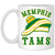 Memphis Tams Mug 11 oz. White Glossy Ceramic ABA Basketball Team
