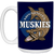 Minnesota Muskies Mug 15 oz. Ceramic ABA Basketball Team color Navy