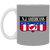New Jersey Americans Mug 11 oz. Ceramic ABA Basketball Team color Gray New Jersey Americans Mug 11 oz. Ceramic ABA Basketball Team color Gray