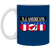 New Jersey Americans Mug 11 oz. Ceramic ABA Basketball Team color Royal Blue New Jersey Americans Mug 11 oz. Ceramic ABA Basketball Team color Royal Blue
