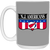New Jersey Americans Mug 15 oz. Ceramic ABA Basketball Team color Gray New Jersey Americans Mug 15 oz. Ceramic ABA Basketball Team color Gray