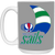 San Diego Sails Mug 15 oz. Ceramic ABA Basketball Team color Gray San Diego Sails Mug 15 oz. Ceramic ABA Basketball Team color Gray