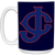 Jersey City Giants Large Drink Mug 15 oz. Negro Leagues Baseball Team color Navy Jersey City Giants Large Drink Mug 15 oz. Negro Leagues Baseball Team color Navy