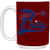 Philadelphia Stars Large Drink Mug 15 oz. Negro Leagues Baseball Team color Maroon