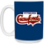 Pittsburgh Crawfords Large Drink Mug 15 oz. Glossy Ceramic Negro Leagues Baseball Team color Royal Blue