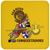 San Diego Conquistadors ABA Basketball Team Drink Coaster color Gold San Diego Conquistadors ABA Basketball Team Drink Coaster color Gold