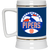 Pittsburgh Pipers ABA Ceramic Beer Stein 22 oz. American Basketball Association Team color Royal Blue