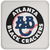 Atlanta Black Crackers Negro League Baseball Drink Coaster color White