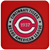 Cincinnati Tigers Negro Leagues Baseball Drink Coaster color Red Cincinnati Tigers Negro Leagues Baseball Drink Coaster color Red