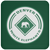 Indianapolis Clowns Negro Leagues Baseball Drink Coaster color Forest Green Indianapolis Clowns Negro Leagues Baseball Drink Coaster color Forest Green