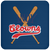 Indianapolis Clowns Negro Leagues Baseball Drink Coaster color Royal Blue Indianapolis Clowns Negro Leagues Baseball Drink Coaster color Royal Blue