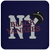 New York Black Yankees Negro Leagues Baseball Drink Coaster color Navy New York Black Yankees Negro Leagues Baseball Drink Coaster color Navy