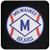Milwaukee Bears Negro Leagues Baseball Drink Coaster color Black