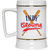 Indianapolis Clowns Ceramic Beer Stein Mug 22 Oz. Capacity Negro Leagues Baseball color White Indianapolis Clowns Ceramic Beer Stein Mug 22 Oz. Capacity Negro Leagues Baseball color White