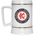 Atlanta Black Crackers Beer Stein Mug Ceramic 22 Oz. Capacity Negro Leagues Baseball color White