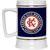 Atlanta Black Crackers Beer Stein Mug Ceramic 22 Oz. Capacity Negro Leagues Baseball color Navy