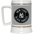 New York Black Yankees Beer Stein Mug Ceramic 22 Oz. Capacity Negro Leagues Baseball color Gray New York Black Yankees Beer Stein Mug Ceramic 22 Oz. Capacity Negro Leagues Baseball color Gray