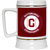 Pittsburgh Crawfords Beer Stein Mug Ceramic 22 Oz. Capacity Negro Leagues Baseball team color Maroon